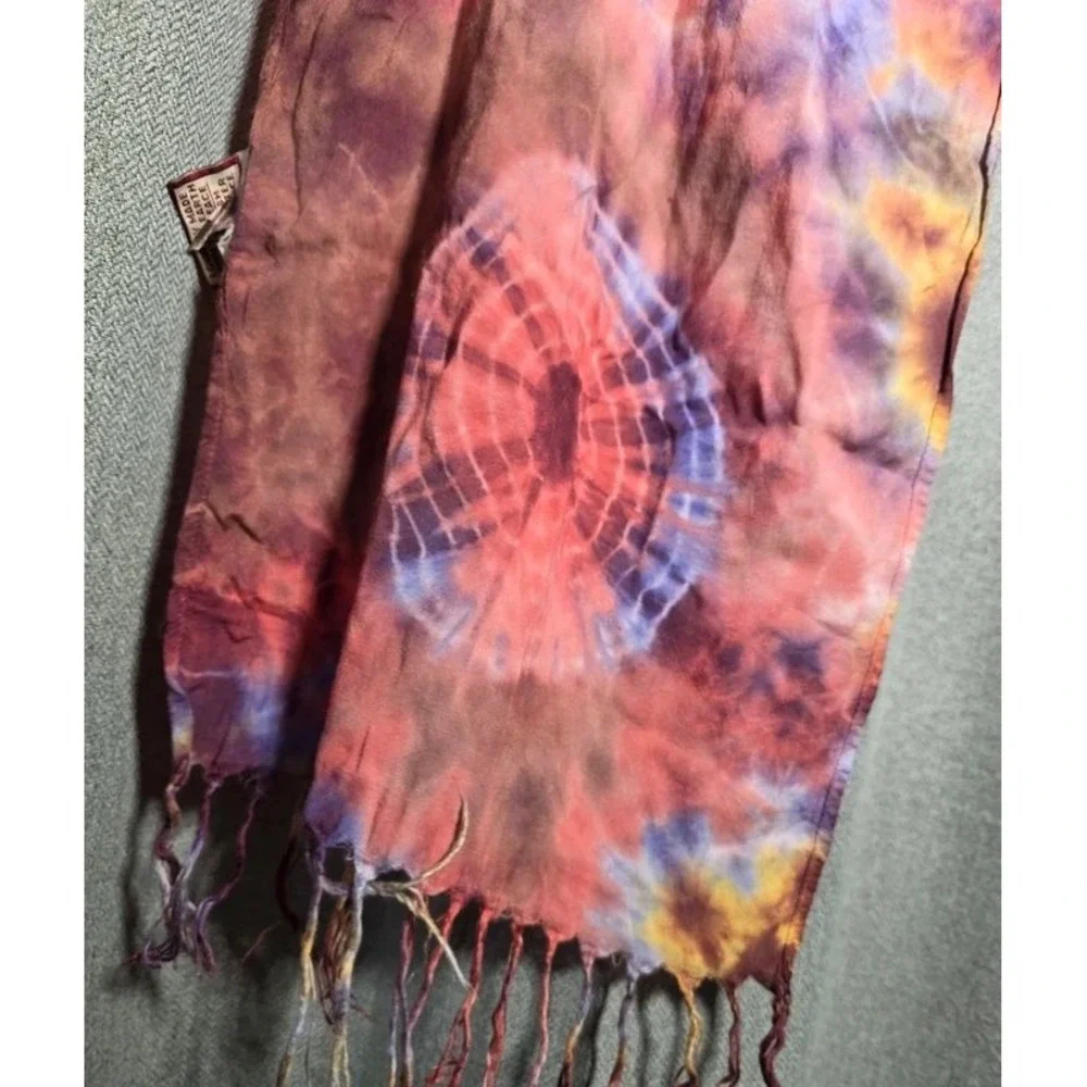 Gypsy Rose Tie Dye Boho Scarf